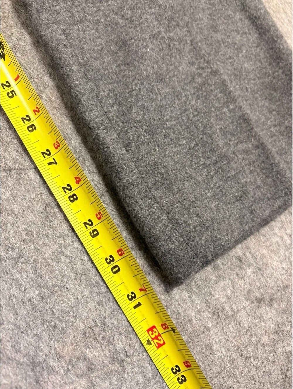 Vintage Y2K Banana Republic Hacking Stretch Wool Dress Pants Mens 33R Gray